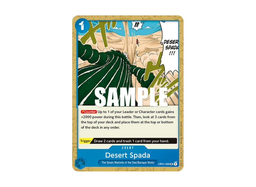 Desert Spada UC [OP01-088] [EN] (Booster Pack "ROMANCE DAWN")