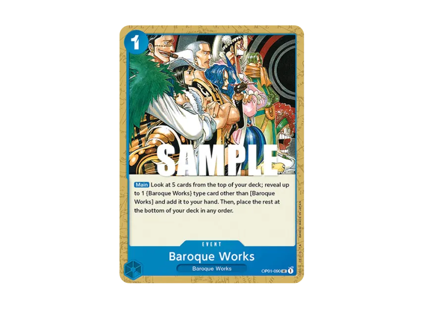 Baroque Works UC [OP01-090] [EN] (Booster Pack "ROMANCE DAWN")