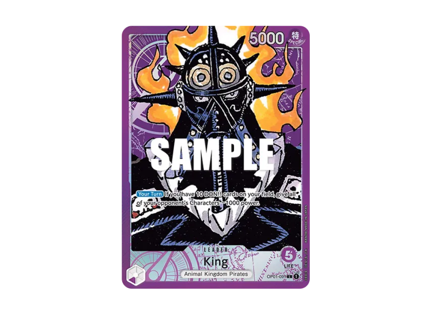 King L-P [OP01-091] [EN] (Booster Pack "ROMANCE DAWN")