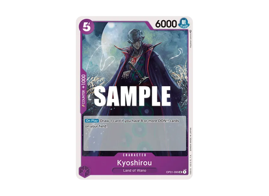 Kyoshirou UC [OP01-095] [EN] (Booster Pack "ROMANCE DAWN")