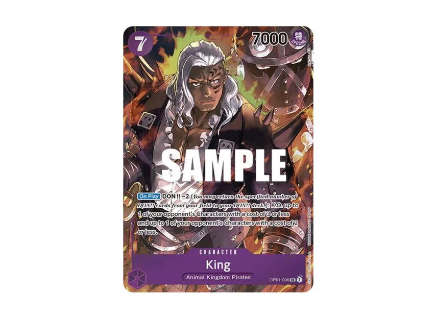 King SR-P [OP01-096] [EN] (Booster Pack "ROMANCE DAWN")