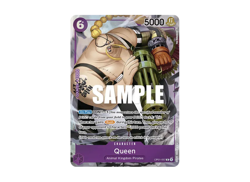 Queen R-P [OP01-097] [EN] (Booster Pack "ROMANCE DAWN")
