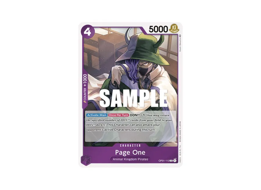 Page One R [OP01-112] [EN] (Booster Pack "ROMANCE DAWN")