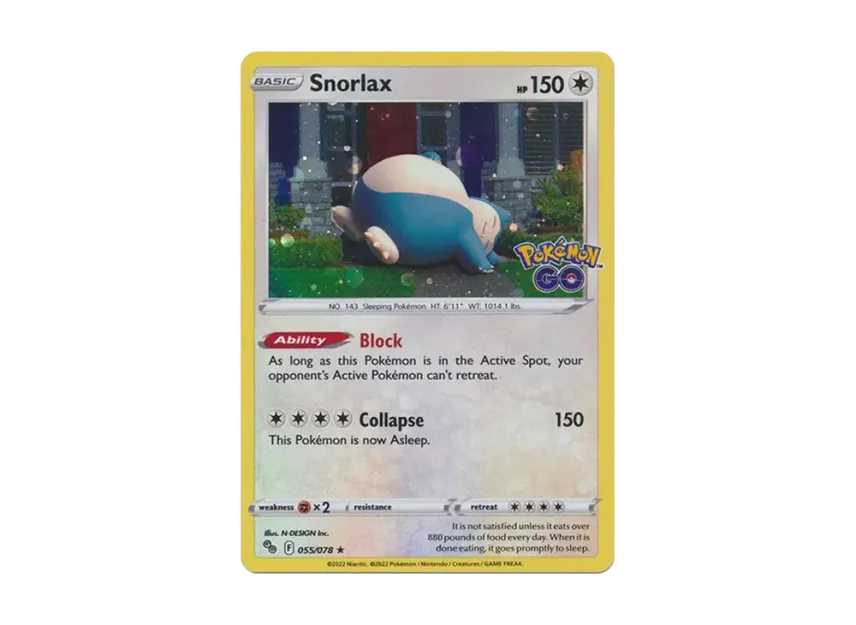 Snorlax R : Holo [078-PROMOTIONAL-CARD 055/078] (Promotional Card)