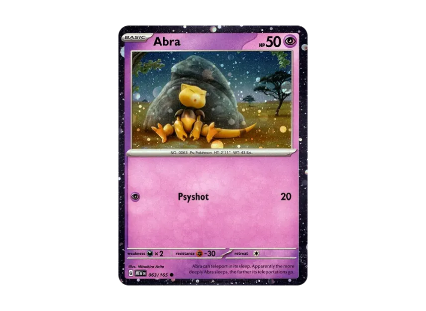 Abra C : Holo [MEW 063/165] [EN] (Promotional Card)