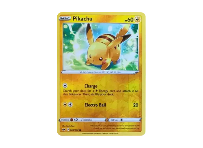 Pikachu C : Reverse Holo [202-PROMOTIONAL-CARD 065/202] (Promotional Card)