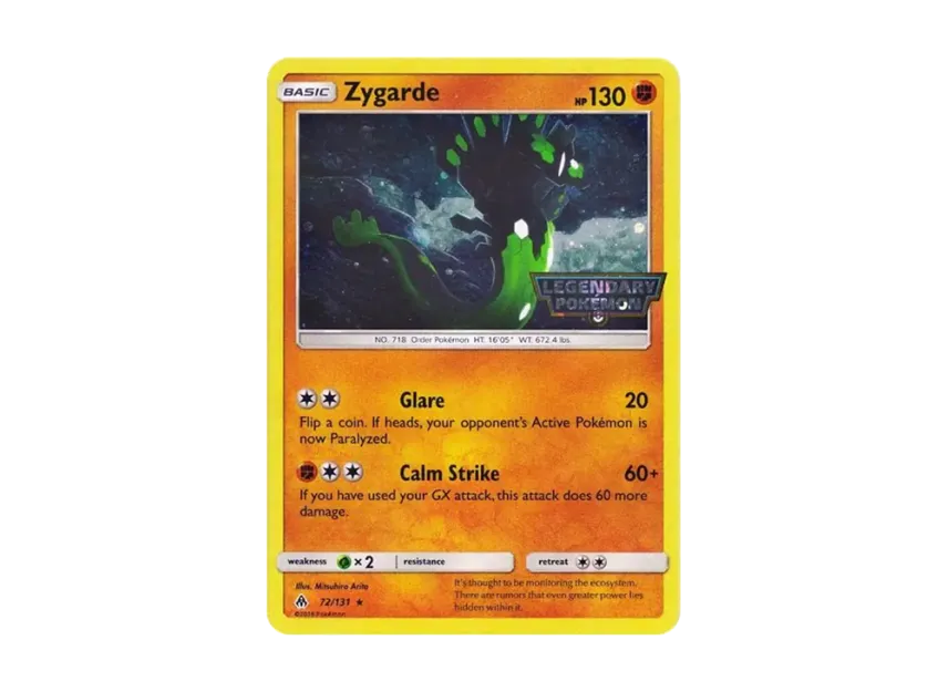 Zygarde R : Holo [131-PROMOTIONAL-CARD 72/131] (Promotional Card)
