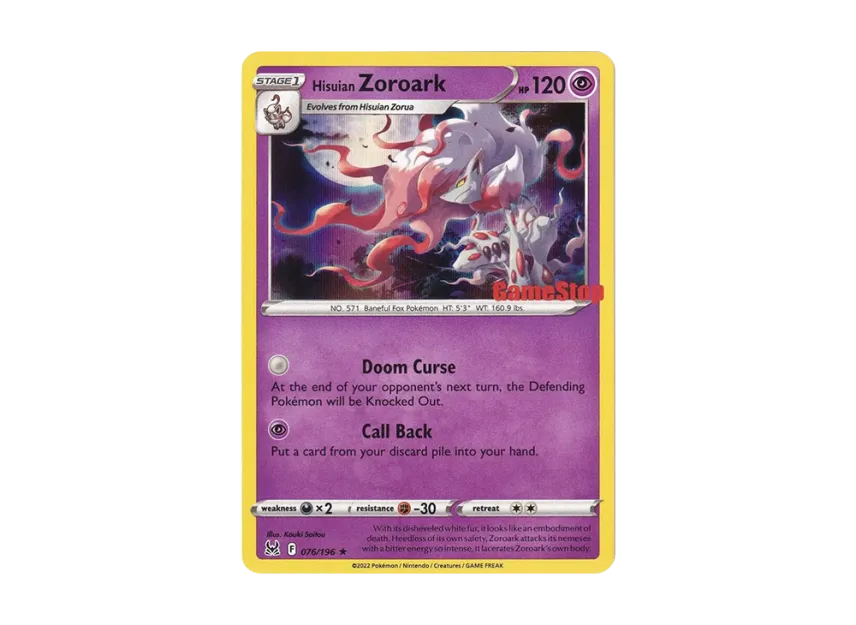 Hisuian Zoroark R [196-PROMOTIONAL-CARD 076/196] (Promotional Card)