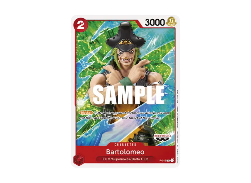 Bartolomeo P [P-018] [EN] (Promotional Card "FILM RED Promotion Card Set")
