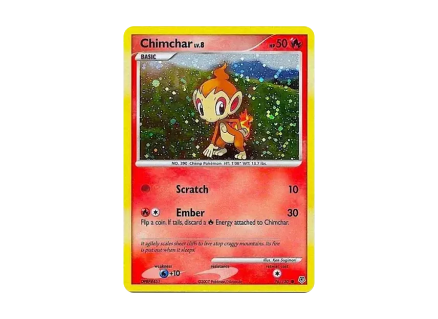 Chimchar LV.8 C : Holo [130-PROMOTIONAL-CARD 76/130] (Promotional Card)