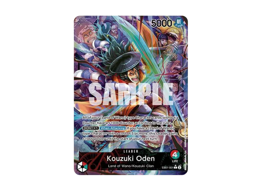 Kouzuki Oden L-P [EB01-001] [EN] (Extra Booster "Memorial Collection")