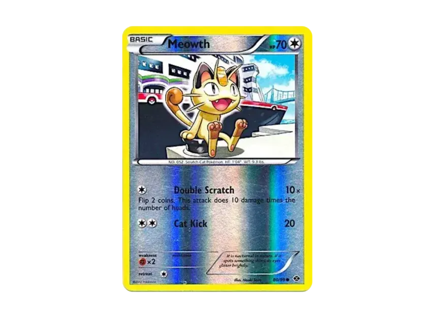 Meowth C : Reverse Holo [99-PROMOTIONAL-CARD 80/99] (Promotional Card)