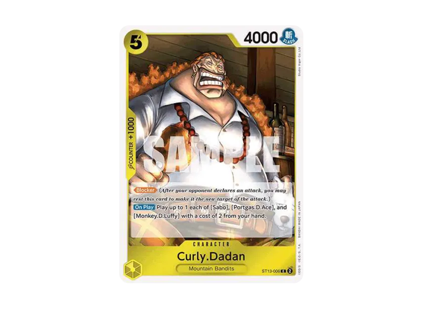 Curly.Dadan C [ST13-006] [EN] (Ultra DecK "The Three Brothers")