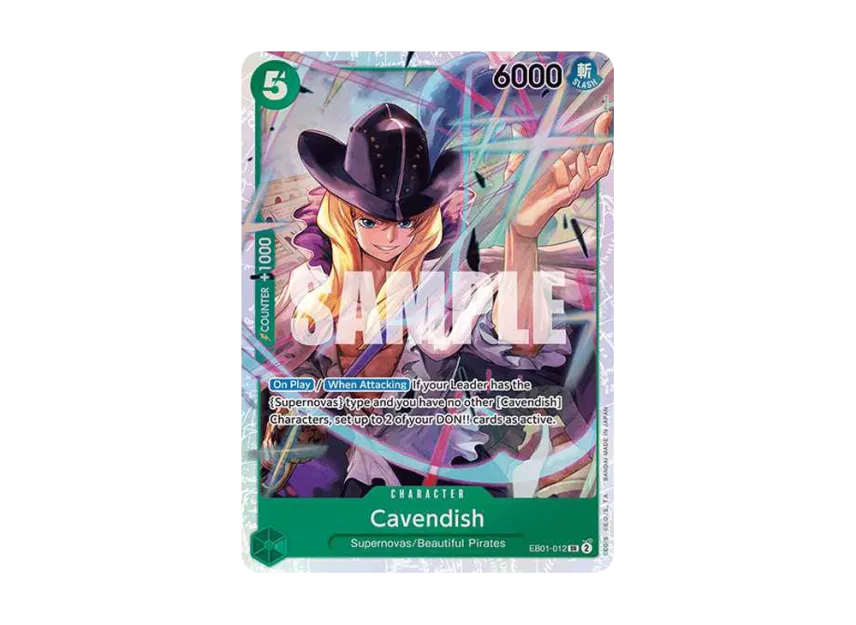 Cavendish SR [EB01-012] [EN] (Extra Booster "Memorial Collection")