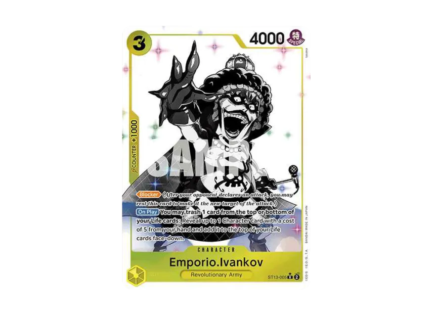 Emporio.Ivankov R-P [ST13-005] [EN] (Ultra DecK "The Three Brothers")