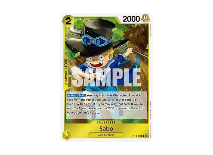 Sabo C [ST13-007] [EN] (Ultra DecK "The Three Brothers")