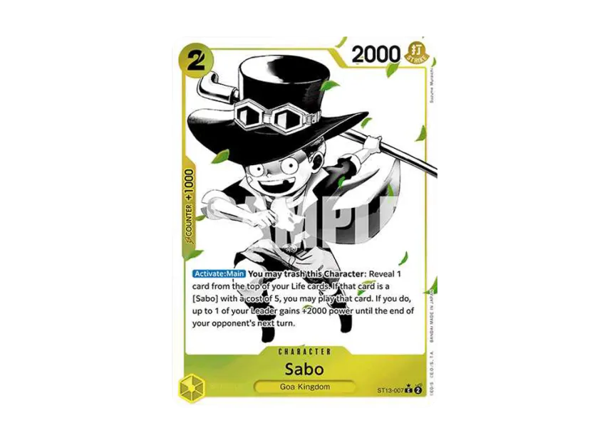Sabo C-P [ST13-007] [EN] (Ultra DecK "The Three Brothers")