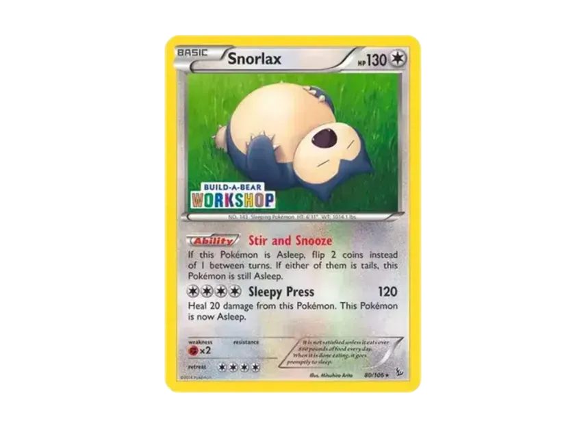 Snorlax R [106-PROMOTIONAL-CARD 80/106] (Promotional Card)