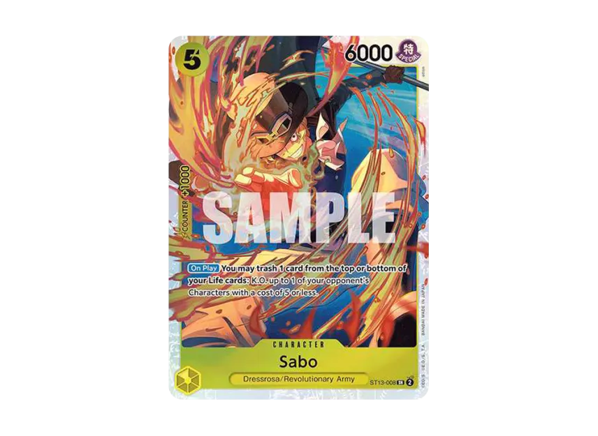 Sabo SR [ST13-008] [EN] (Ultra DecK "The Three Brothers")