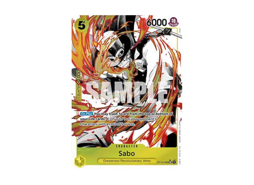 Sabo SR-P [ST13-008] [EN] (Ultra DecK "The Three Brothers")