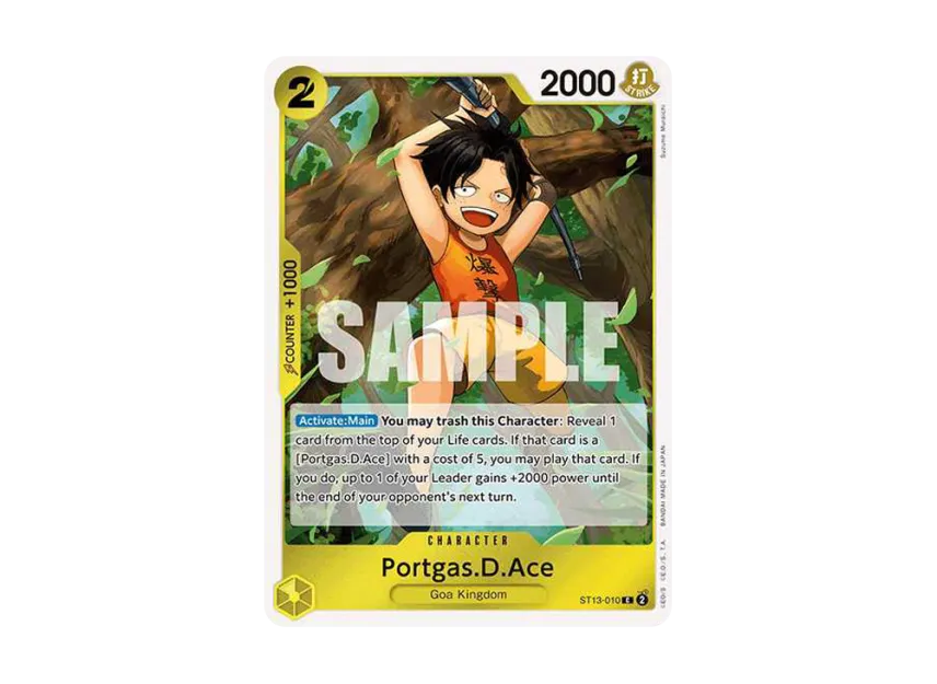 Portgas.D.Ace C [ST13-010] [EN] (Ultra DecK "The Three Brothers")