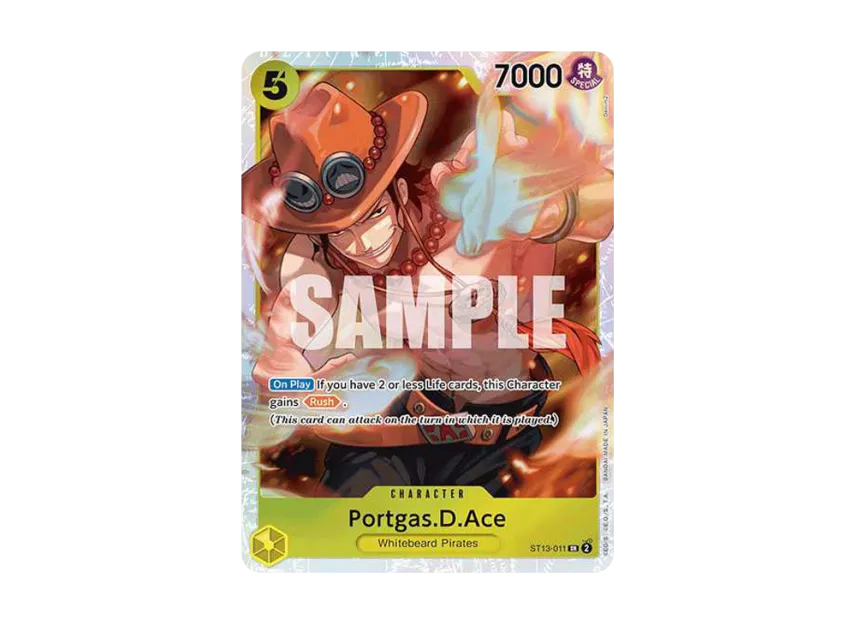 Portgas.D.Ace SR [ST13-011] [EN] (Ultra DecK "The Three Brothers")