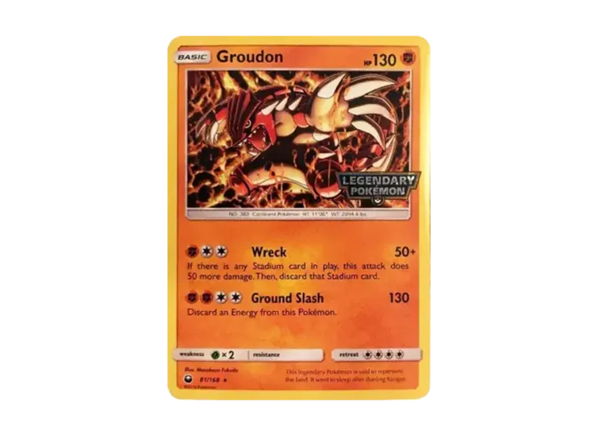 Groudon R [168-PROMOTIONAL-CARD 81/168] (Promotional Card)