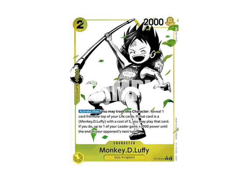 Monkey.D.Luffy C-P [ST13-014] [EN] (Ultra DecK "The Three Brothers")