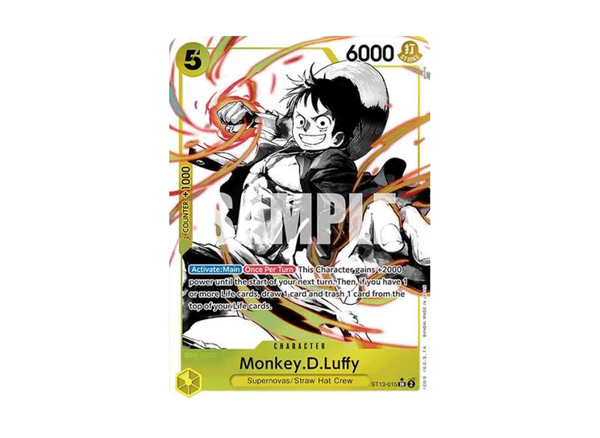 Monkey.D.Luffy SR-P [ST13-015] [EN] (Ultra DecK "The Three Brothers")