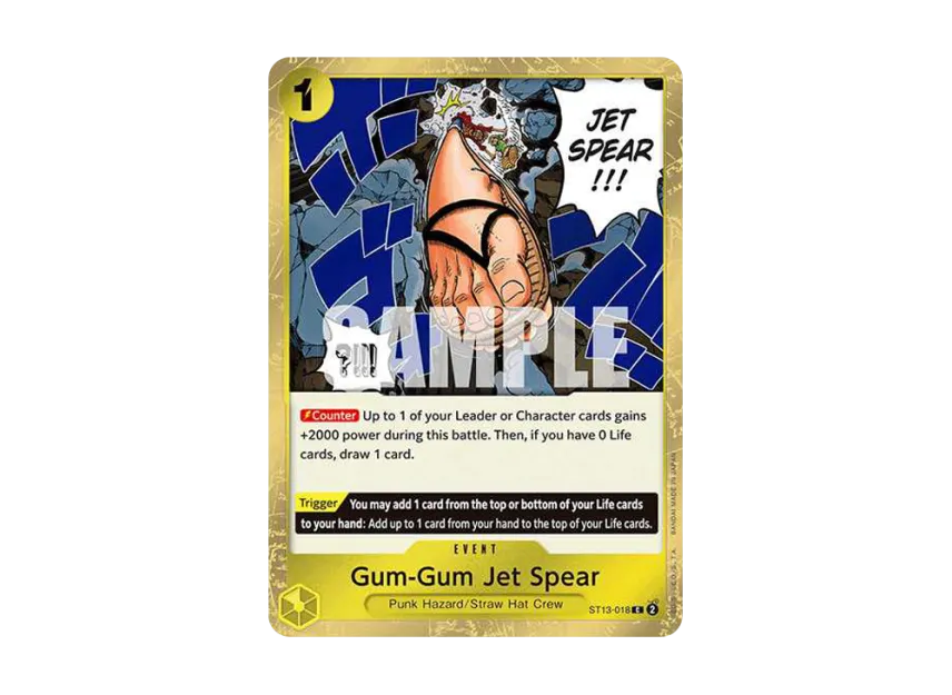 Gum-Gum Jet Spear C [ST13-018] [EN] (Ultra DecK "The Three Brothers")