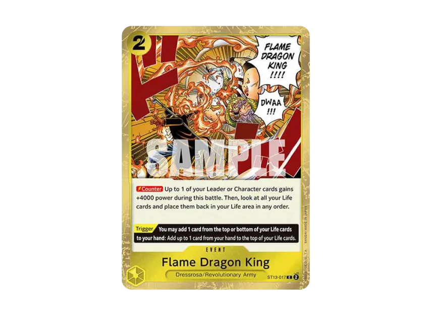 Flame Dragon King C [ST13-017] [EN] (Ultra DecK "The Three Brothers")