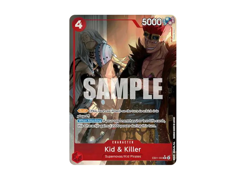 Kid & Killer R-P [EB01-003] [EN] (Extra Booster "Memorial Collection")