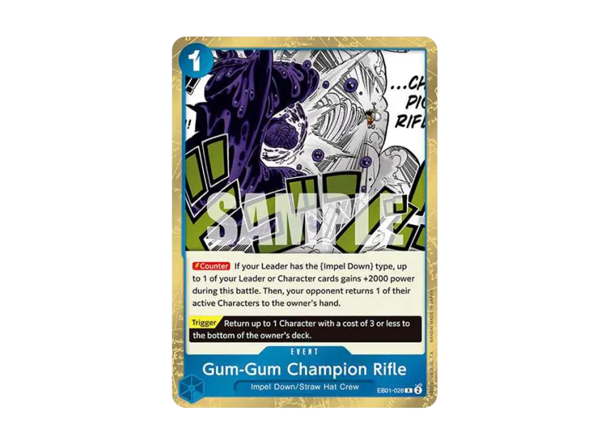 Gum-Gum Champion Rifle R [EB01-028] [EN] (Extra Booster "Memorial Collection")