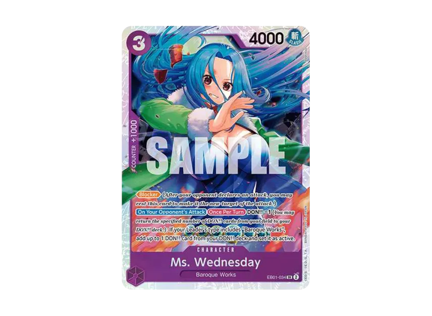 Ms. Wednesday SR [EB01-034] [EN] (Extra Booster "Memorial Collection")