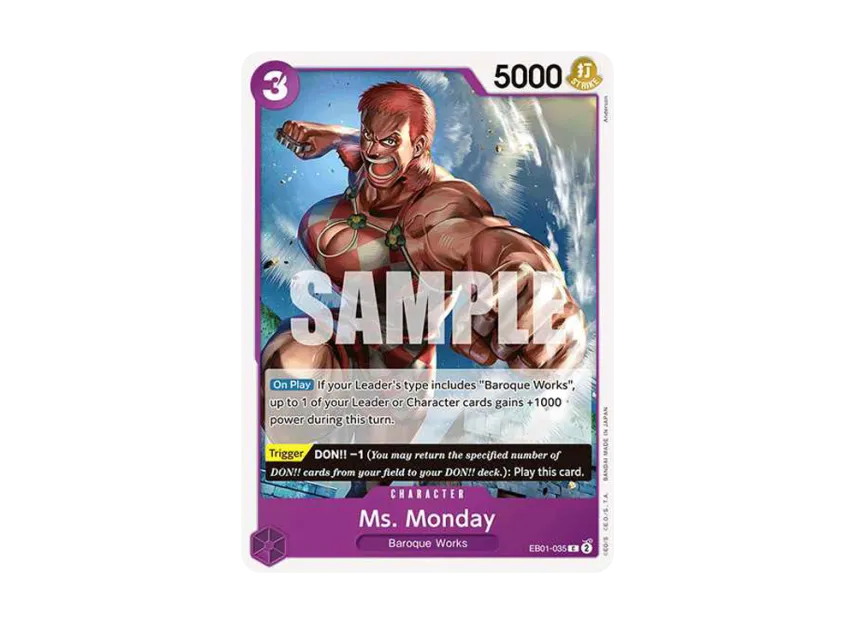 Ms. Monday C [EB01-035] [EN] (Extra Booster "Memorial Collection")
