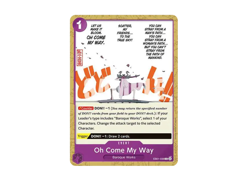 Oh Come My Way C [EB01-038] [EN] (Extra Booster "Memorial Collection")