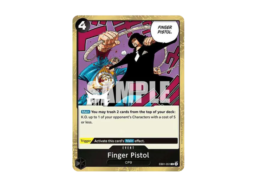 Finger Pistol R [EB01-051] [EN] (Extra Booster "Memorial Collection")