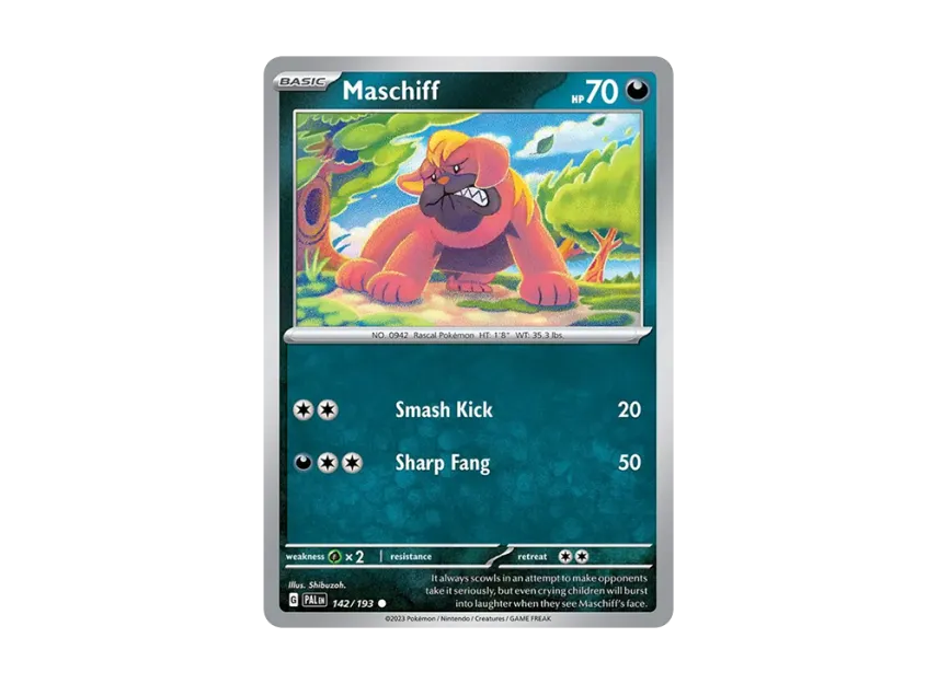 Maschiff C : Holo [PAL 142/193] [EN] (Promotional Card)
