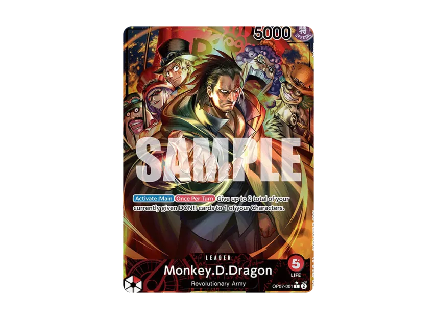 Monkey.D.Dragon L-P [OP07-001] [EN] (Booster Pack "500 Years In The Future")