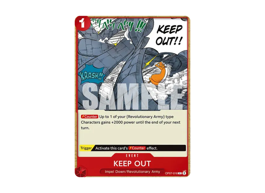 KEEP OUT C [OP07-018] [EN] (Booster Pack "500 Years In The Future")