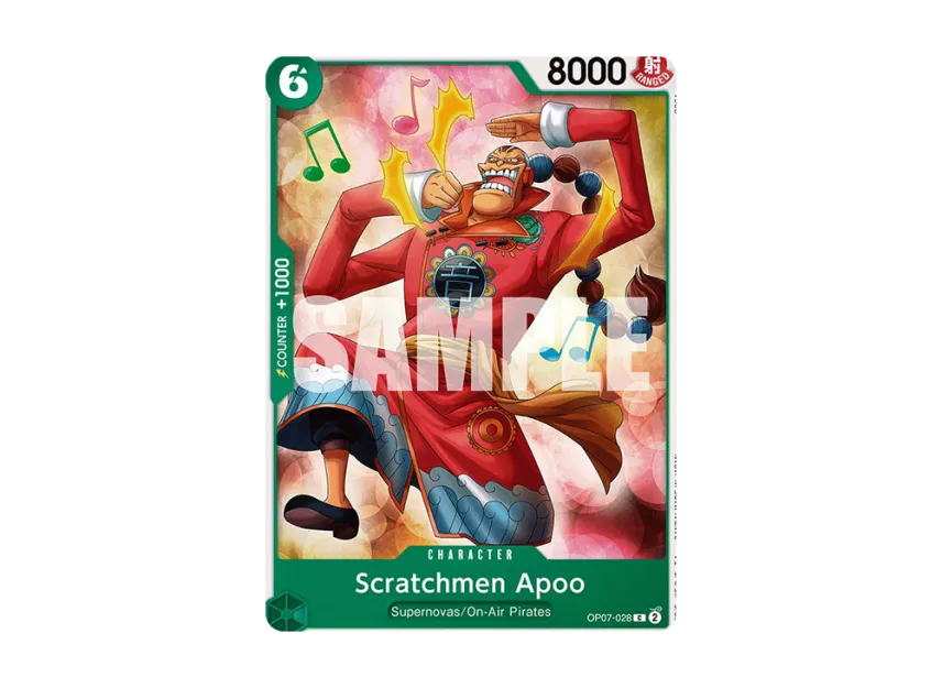 Scratchmen Apoo C [OP07-028] [EN] (Booster Pack "500 Years In The Future")