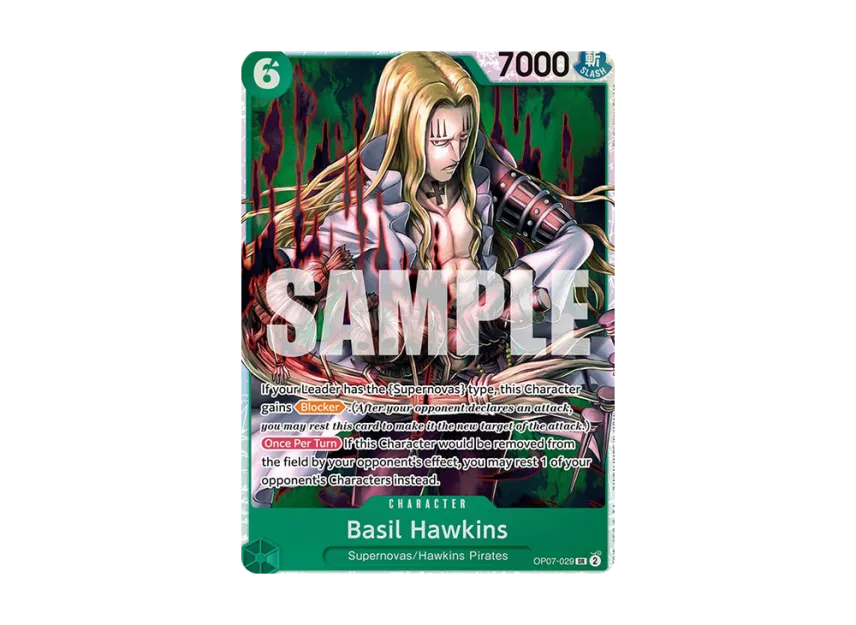 Basil Hawkins SR [OP07-029] [EN] (Booster Pack "500 Years In The Future")