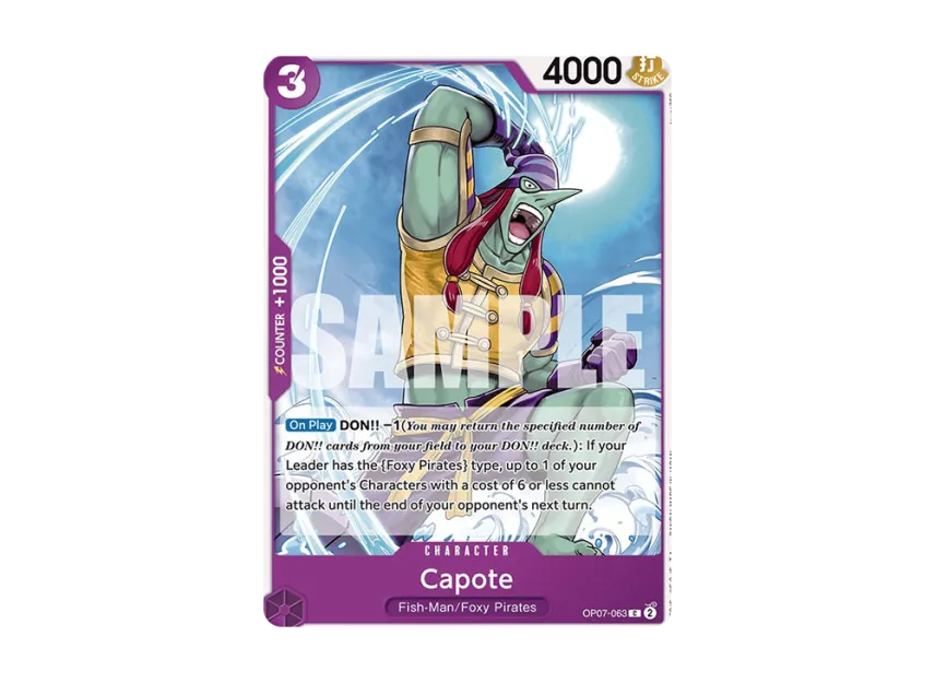 Capote C [OP07-063] [EN] (Booster Pack "500 Years In The Future")