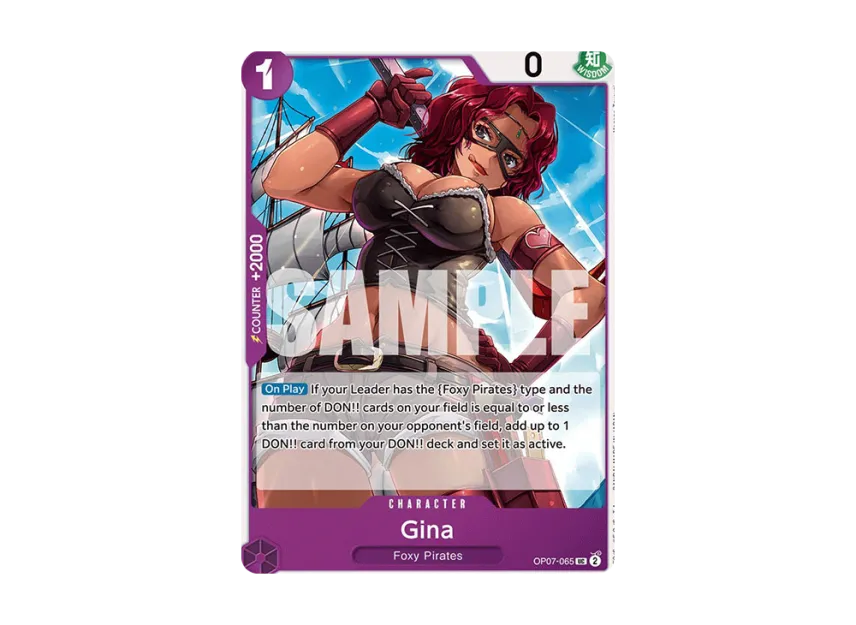 Gina UC [OP07-065] [EN] (Booster Pack "500 Years In The Future")