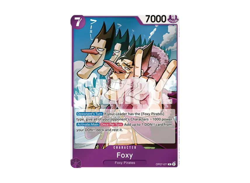 Foxy R [OP07-071] [EN] (Booster Pack "500 Years In The Future")