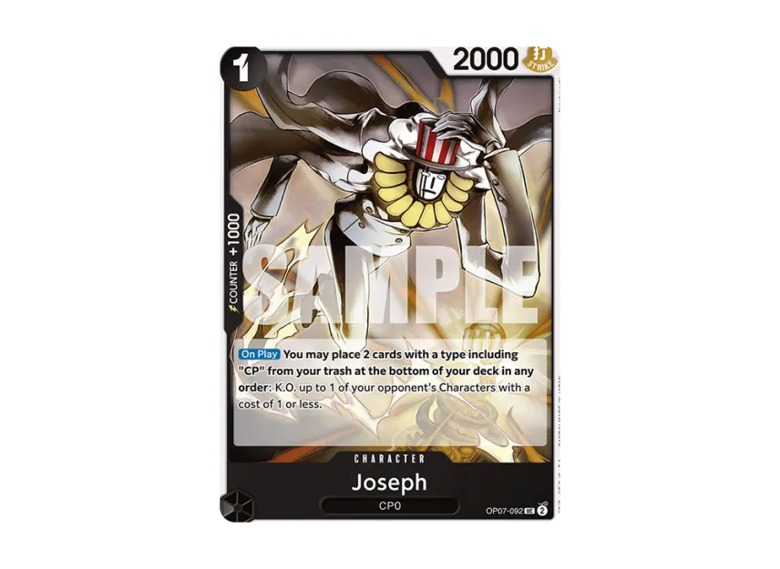 Joseph UC [OP07-092] [EN] (Booster Pack "500 Years In The Future")