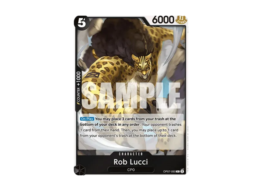 Rob Lucci R [OP07-093] [EN] (Booster Pack "500 Years In The Future")