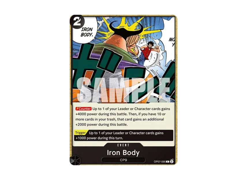 Iron Body C [OP07-095] [EN] (Booster Pack "500 Years In The Future")