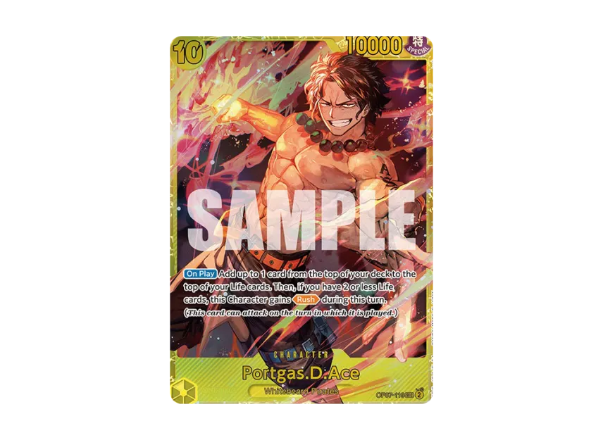 Portgas.D.Ace SEC [OP07-119] [EN] (Booster Pack "500 Years In The Future")