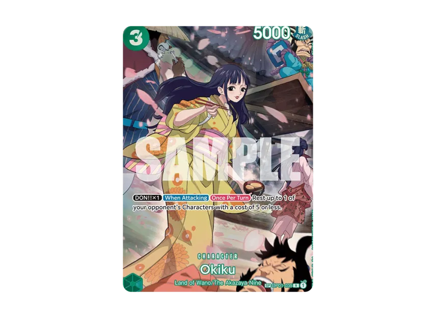 Okiku SR-SPC [OP01-035] [EN] (Booster Pack "500 Years In The Future")